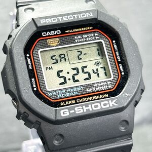 希少 美品 CASIO カシオ G-SHOCK ジーショック DW-5000 腕時計 クオーツ デジタル 多機能 ステンレススチール 新品電池交換済み 動作確認済