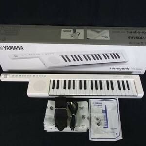 【在庫整理/動作確認済/美品】1円～ YAMAHA sonogenic SHS-300WH ショルダーキーボード 電子ピアノ 元箱 ストラップ付き/120サイズ