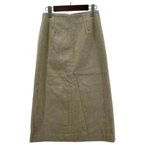 Spick and Span スピックアンドスパン コーデュロイ スカート size34/アイボリー