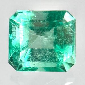 1円〜!!ソ付!!〔天然エメラルド0.794ct〕d 約5.5×5.0mm ルース 裸石 宝石 ジュエリー ベリル jewelry beryl emerald BD0/BD0 テDG0 w4す59