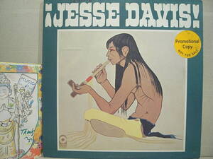 USスワンプ/フォークロックSSW[JESSE "ED "DAVIS/Same(1st.)]白プロモPRプレス 