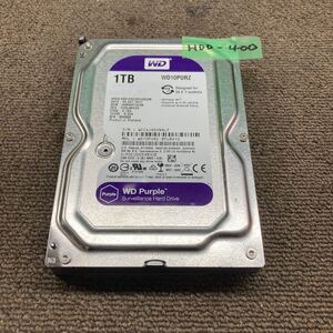 HDD-400 激安 HDD1TB 3.5インチ SATA 28398時間 内蔵HDD WD WD10PURZ-85U8XY0 Crystaldiskinfoにて正常品 中古