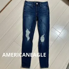 AMERICANEAGLE ダメージスキニーデニム