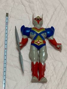 ★ 中島製作所　宇宙の騎士　テッカマン　ビンテージソフビ全長約19cm テックランサー付属！中古美品！