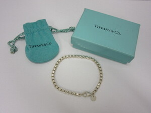 ブランド祭 TIFFANY & Co. ティファニー ベネチアン ブレスレット シルバー SV925 総重量15.7g 保存袋 箱付き