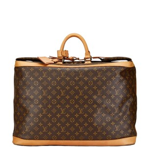 ルイ ヴィトン モノグラム クルーザー55 ボストンバッグ トラベルバッグ M41136 ブラウン PVC レザー LOUIS VUITTON 【中古】