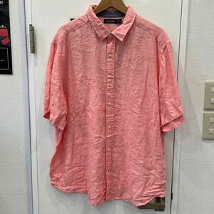 NAUTICA ノーティカ ナウティカ 半袖 シャツ shirt ピンク XL