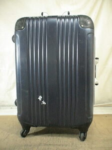 5378　Perle by ACTUS　紺　鍵付　スーツケース　キャリケース　旅行用　ビジネストラベルバック