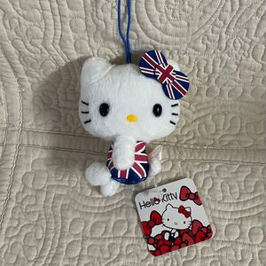 ハローキティ ぬいぐるみ マスコット サンリオ イギリス柄