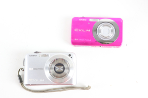 【動作OK】デジタルカメラ 2点 まとめ CASIO EXILIM EX-Z1050 10.1 8.1 MEGAPIXELS カシオ デジカメ 015JLAJO11