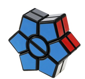 Diansheng 2-層六角形マジックキューブデビッドスター形のパズルキューブスピードツイスト立方ゲーム知育玩具