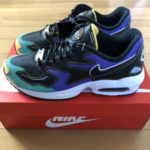 NIKE AIR MAX 2 LIGHT PRM ナイキ エアマックス2 ライト プレミアム スニーカー ブラック US8.5 26.5cm 国内正規品 新品未使用 復刻 限定