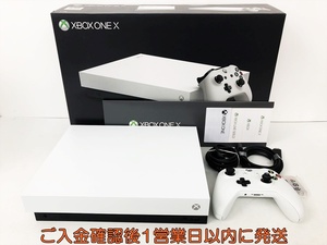 【1円】XBOX ONE X 本体 セット 1TB ホワイト Microsoft Model 1787 初期化/動作確認済 D09-512jy/G4