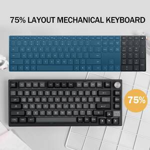 メカニカルゲーミングキーボード 75% 80キー 新登場！ ユーザー好評 長寿命