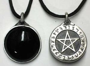 AzureGreen Theban Pentagram Scrying Disk