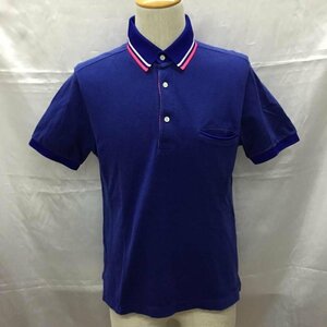 TOMORROWLAND M トゥモローランド ポロシャツ 半袖 半袖ポロシャツ カラーシャツ 半袖カットソー Polo Shirt 青 / ブルー / 10109275