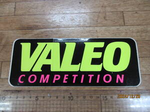 37 VALEO 黄文字 COMPETITION 記念 ステッカー ウインタースポーツメーカー スポンサー スーパーレア総品 当時物希少 限定品