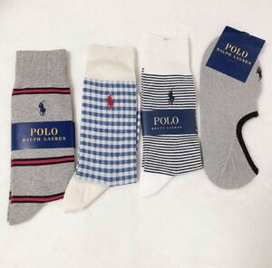 新品　RALPH LAUREN ラルフローレン　靴下　4足セット　メンズ　25〜27