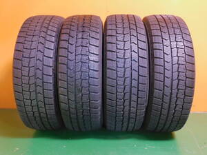 195/65R15 DUNLOP カローラ、クラウン、プリウス 製造年2021 4本 バリ溝★A076