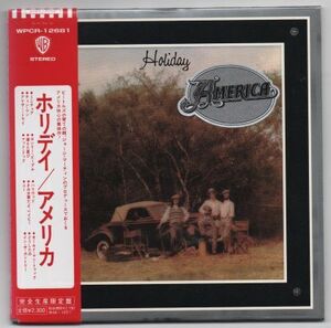 限定紙ジャケ【日本盤CD】アメリカ/AMERICA - HOLIDAY