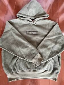 Supreme Inside Out Box Logo Hooded Sweatshirt "Light Olive"