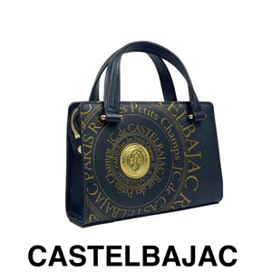 カステルバジャック　CASTELBAJAC　牛革ミニブリーフバッグ　ミニバッグ　男女兼用　077521-2　クロ