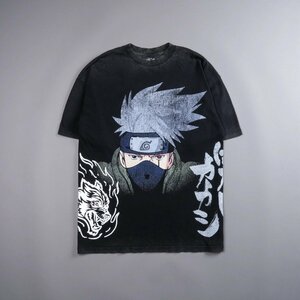 Darc Sport BELIEVE NINJA WORLD OVERSIZED TEE BLACK M ダルクスポーツ ニンジャ ワールド オーバーサイズTシャツ ブラック ナルト カカシ