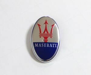 MASERATI マセラティ フロントバッチ エンブレム シルバー