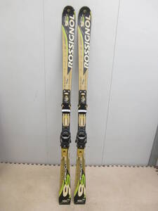 ★79）スキー・ロシニョール 「ROSSIGNOL/worldcup 9S Ti」165㎝/ROSSIGNOL185「開放値8-18」※キズ/滑走未確認ジャンク品■170