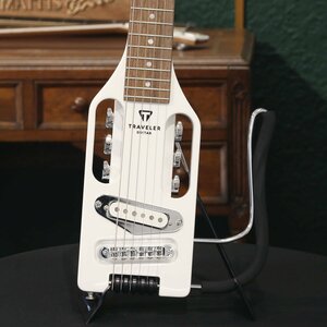 送料無料 Traveler Guitar Ultra-Light Electric, Gloss White トラベラーギター エレキギター エレクトリックギター 軽量 コンパクト