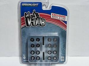 GREENLIGHT 1/64 CLUB V-DUB-WHEEL & TIRE MULTIPACK /グリーンライト/VOLKSWAGEN/フォルクスワーゲン/カスタム ホイール タイヤ パック