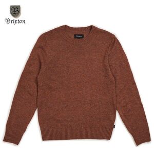 正規品BRIXTON(ブリクストン)WES SWEATER クレイ M