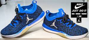 【美品・USED/FLYWEAVE＆ZOOM AIR/シグネチャーモデル/正規店購入】NIKE　JORDAN　TRAINER　1　LOW　スポーツシューズ　　 サイズ＝26.5cm