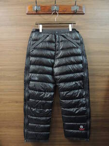 美品 ノースフェイス THE NORTH FACE ND18455 サミット シリーズ アコンカグア 光電子 ダウン オーバー パンツ Lサイズ LARGE 黒 ブラック