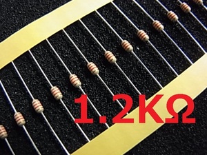 KOA リード抵抗器 1.2KΩ　1/4W　CFS1/4CT26A152J 500個-[DIP部品Ⅰ-5000]