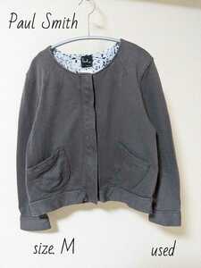 ポールスミス ジャケット M レディース Paul Smith 羽織り 上着 アウター コート ジャンパー トップス Happy Monday 女性 【used難あり】