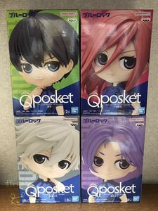 新品未使用 Qposket ブルーロック【潔 世一,千切 豹馬,凪 誠士郎,御影 玲王 Aカラー 4種セット】送料710円