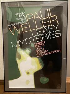 超レア! 非売品! paul weller ポスター Leafy Mysteries LP EP 宣伝 ポールウェラー ジャム スタイルカウンシル オアシス ビートルズ