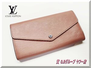 ☆LOUIS VUITTON☆ルイヴィトン エピ ピンク ポルトフォイユ サラ 長財布 送料無料! イニシャル入り