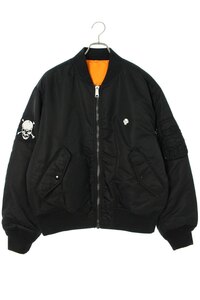 シュプリーム バウンティーハンター ブルゾン 23AW Bounty Hunter MA-1 Jacket サイズ:M 袖ロゴボンバージャケットブルゾン 中古 OM10