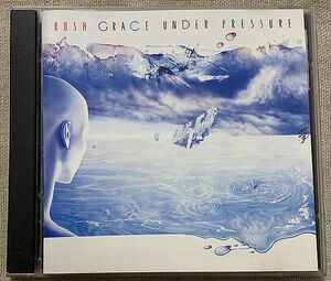 CD Rush Grace Under Pressure ラッシュ ジャケはWest Germany 盤はMade in USA 818 476-2 Geddy Lee Alex Lifeson Neil Peart