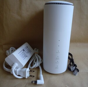 au Speed Wi-Fi HOME 5G L11 ZTR01 無線ルーター Wi-Fi ルーター ホームルーター 白 ホワイト ZTE 