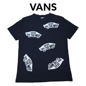 美品　VANS　マルチロゴ　ビッグプリント総柄Tシャツ　バンズ　ヴァンズ