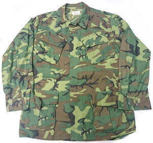 米軍 DSA1968 ERDL グリーン ライム リーフ迷彩 熱帯地戦闘服 コート上着 Size M/R. DEAD STOCK