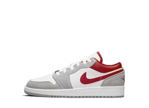 Nike GS Air Jordan 1 Low SE "White/Grey/Red" 24.5cm DM0589-016