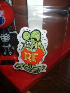 ラット フィンク デカール ムーンアイズ　RAT　FINK　グリーン