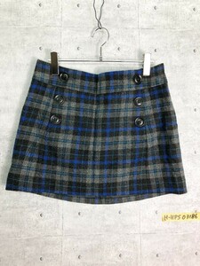 かわいい！トラッド GAP ギャップ チェック 起毛 ミニスカート ミニスカ