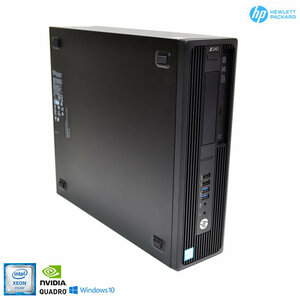 中古ワークステーション HP Z240 SFF WorkStation Xeon E3-1270 v5 Quadro K620 SSD256G HDD1TB メモリ8GB Windows10