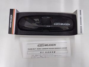 無限/MUGEN カーボンルームミラーカバー 76450-XLT-K2S0