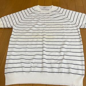 ユニクロ★クルーネックボーダー柄サマーセーター★美品